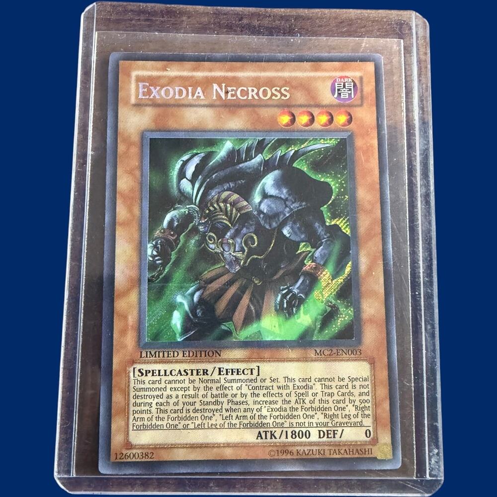 1996 MC2-EN003 Exodia Necross #003 YuGiOh Limited Edition TCG Card Ungraded